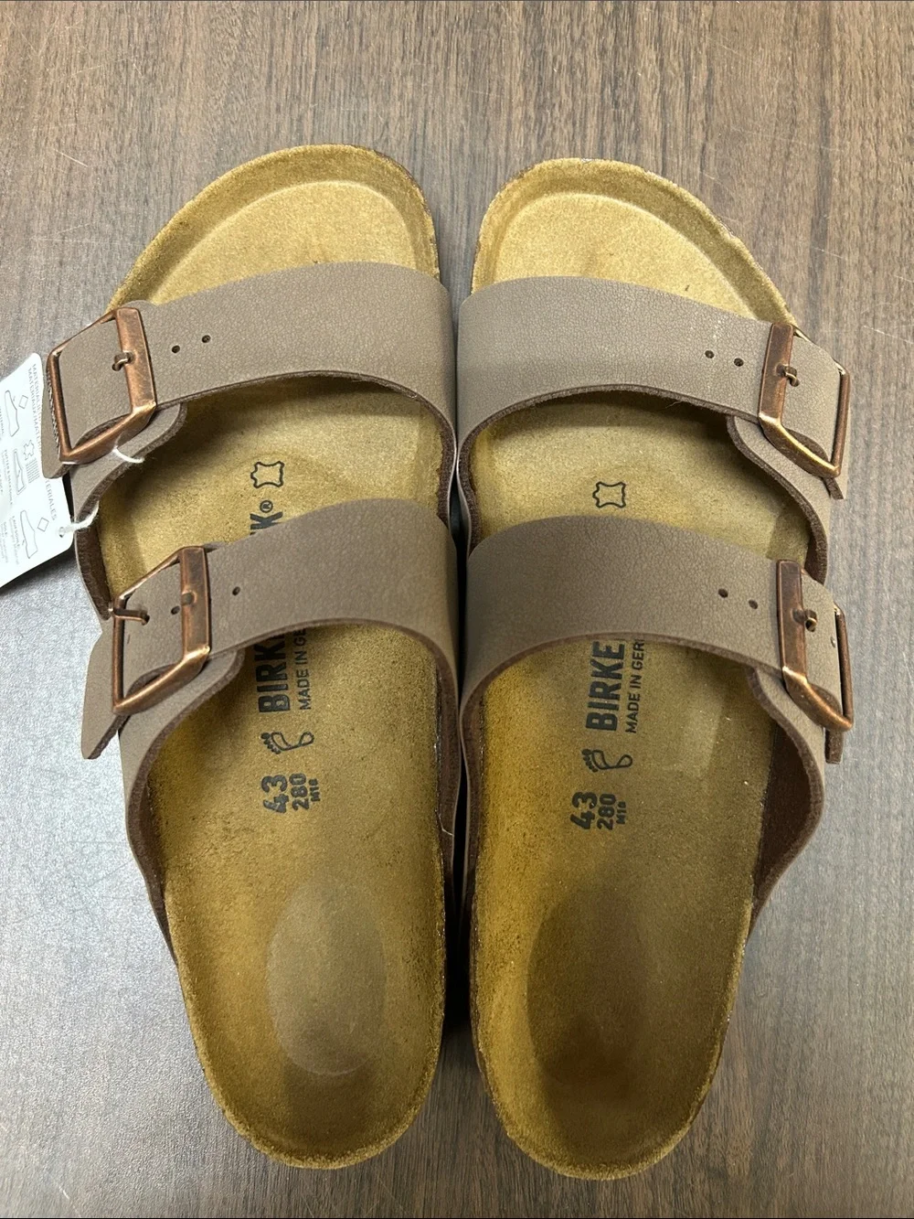 BIRKENSTOCK Arizona Mens Mocha Sandals